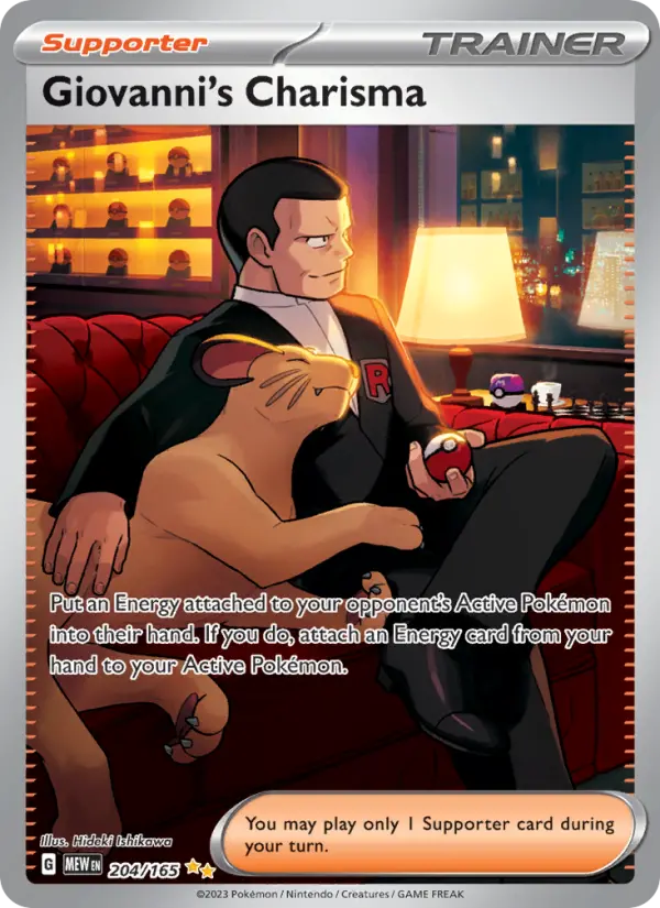 Giovanni's Charisma 204 — 151 204, Holofoil finish
