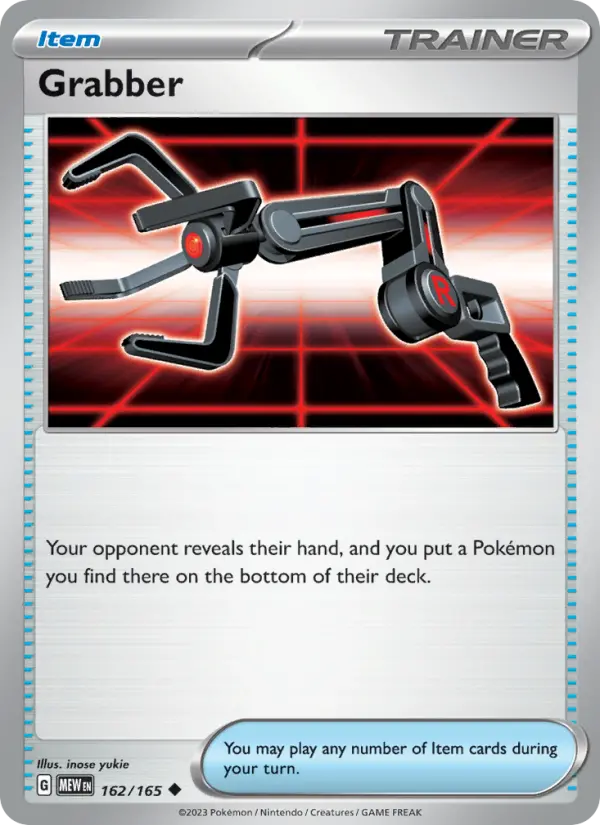 Grabber 162 — 151 162, Normal finish