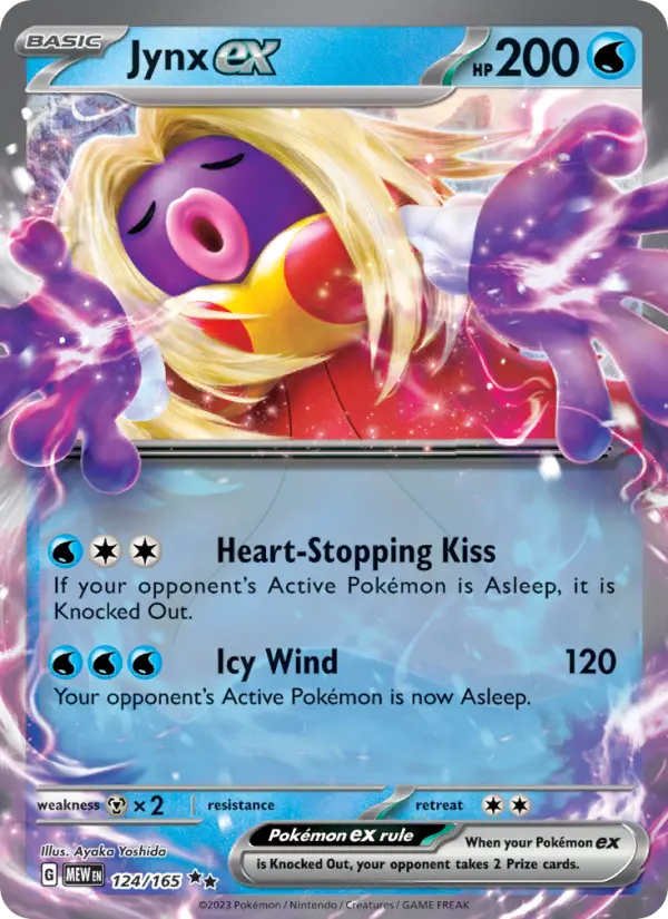 Jynx ex 124 — 151 124, Holofoil finish
