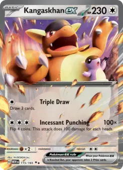Kangaskhan ex — 151 #115