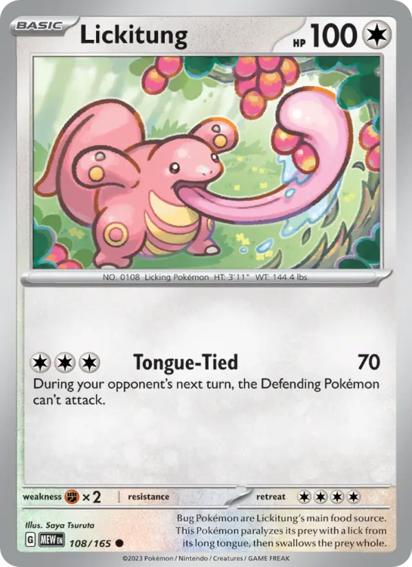 Lickitung 108 — 151 108, Normal finish