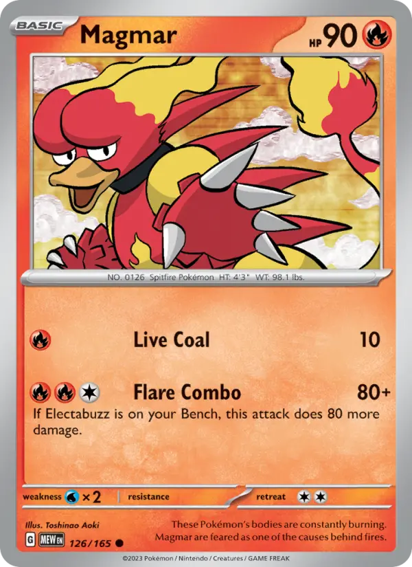 Magmar 126 — 151 126, Normal finish