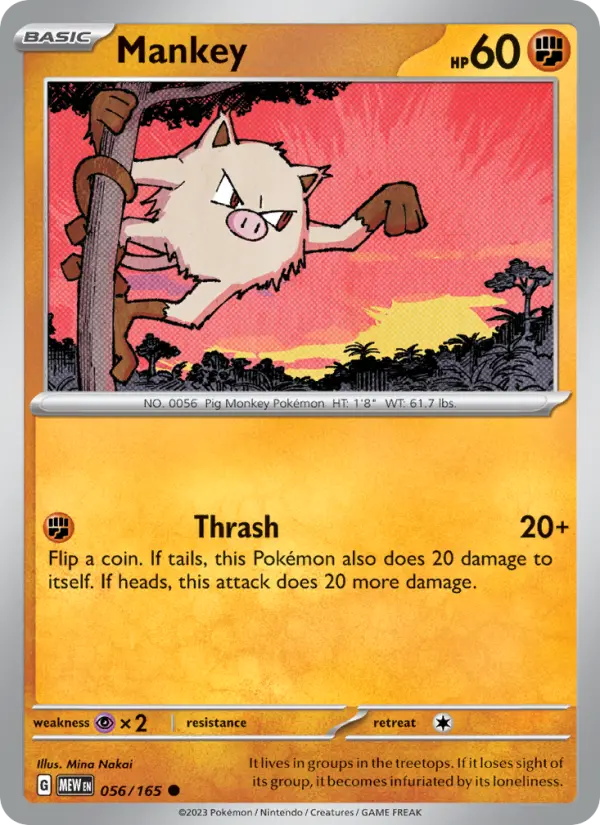 Mankey 56 — 151 56, Normal finish