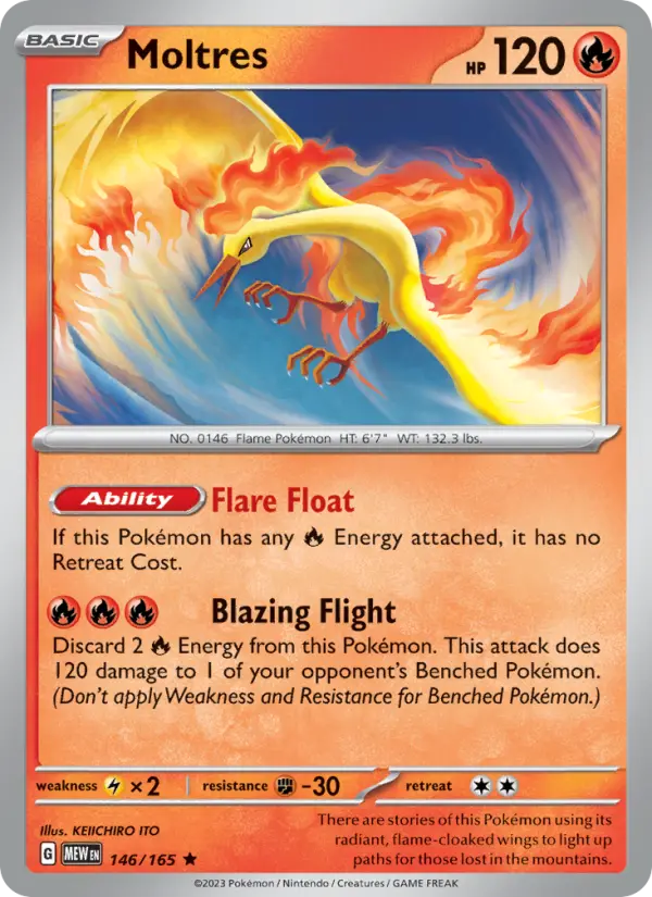 Moltres 146 — 151 146, Normal finish