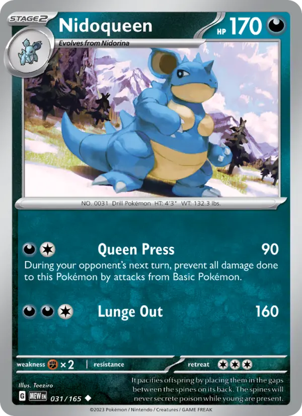 Nidoqueen 31 — 151 31, Normal finish
