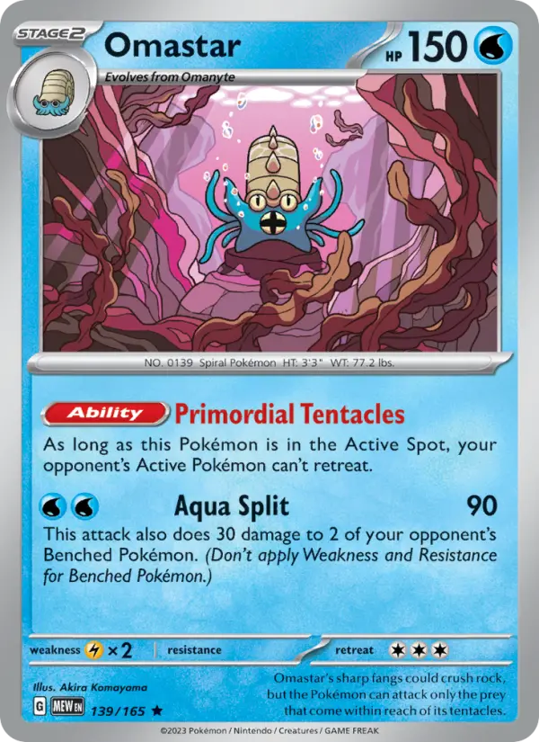 Omastar 139 — 151 139, Holofoil finish
