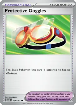Protective Goggles 164 — shown as an example of the Reverse Holofoil finish