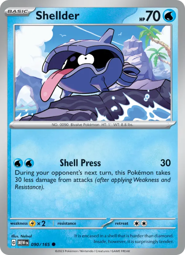 Shellder 90 — 151 90, Normal finish