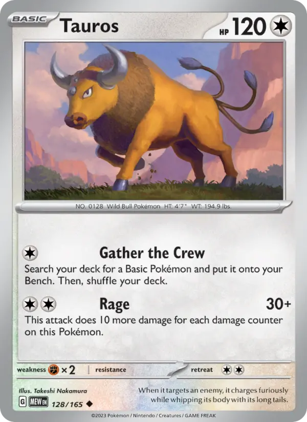 Tauros 128 — 151 128, Normal finish