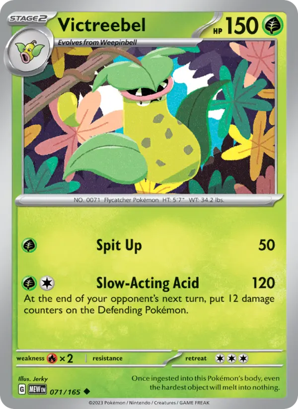 Victreebel 71 — 151 71, Normal finish
