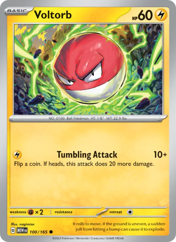 Voltorb 100 — 151 100, Normal finish