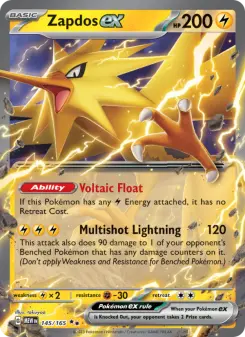 Zapdos ex — 151 #145