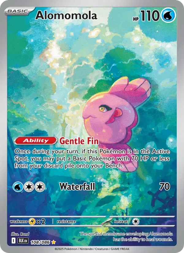 Alomomola 108 card from Black Bolt