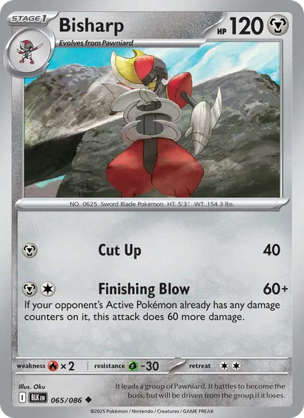Bisharp 65 card from Black Bolt