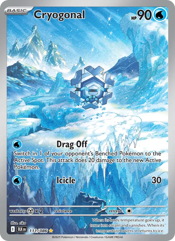 Cryogonal 111 card from Black Bolt