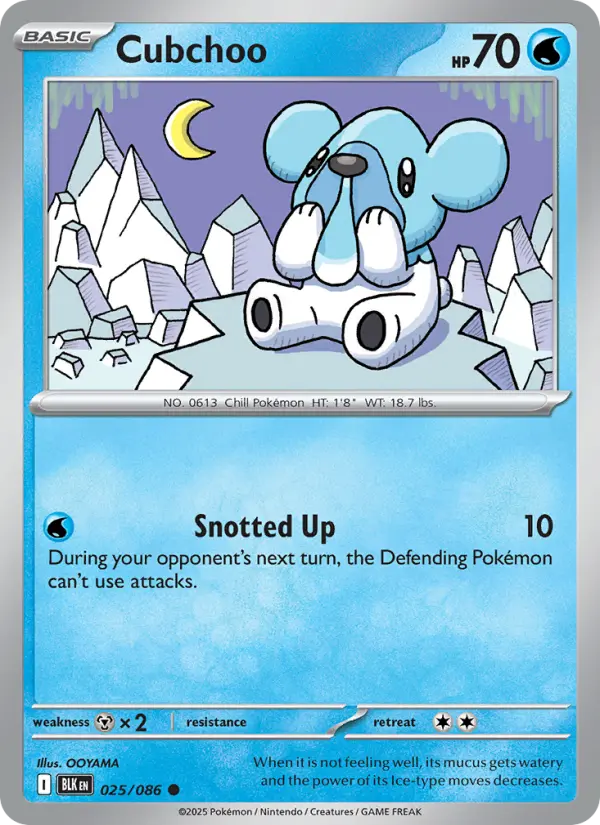 Cubchoo 25 card from Black Bolt