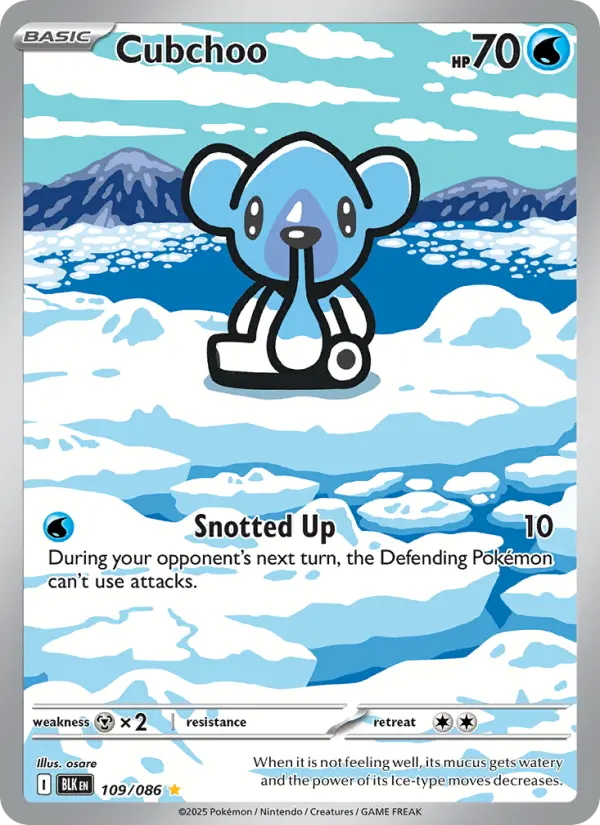 Cubchoo 109 card from Black Bolt
