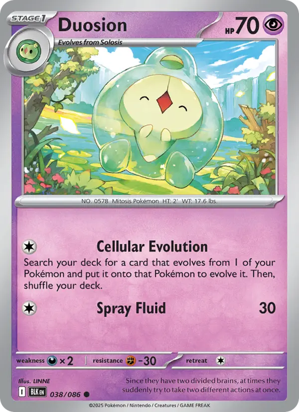Duosion 38 card from Black Bolt