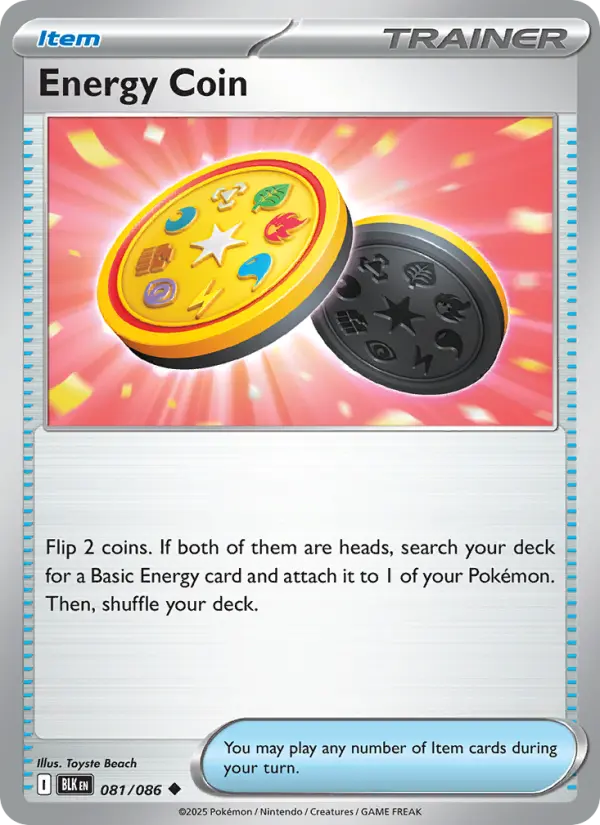 Energy Coin 81 card from Black Bolt
