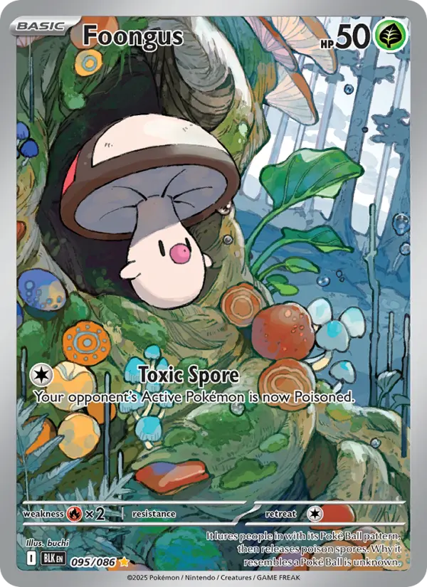 Foongus 95 card from Black Bolt