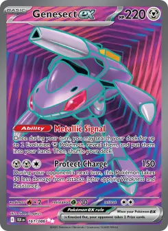 Genesect ex — Black Bolt #161
