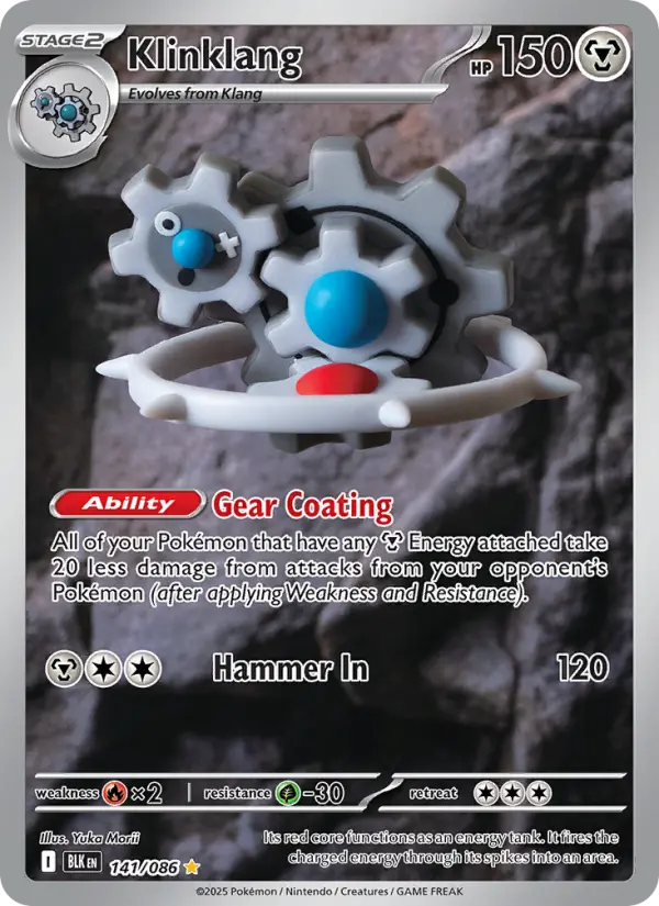 Klinklang 141 card from Black Bolt