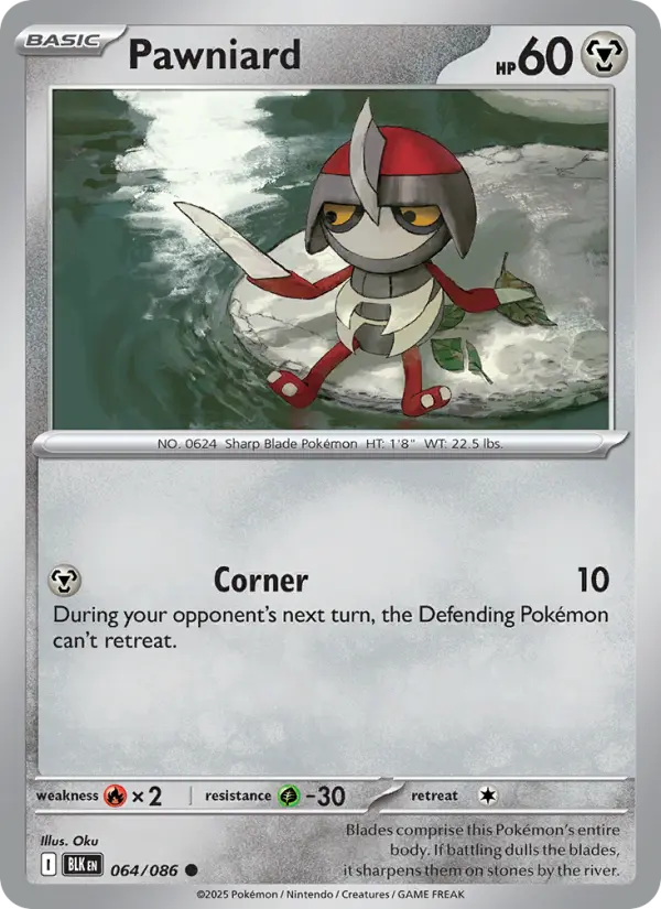 Pawniard 64 card from Black Bolt