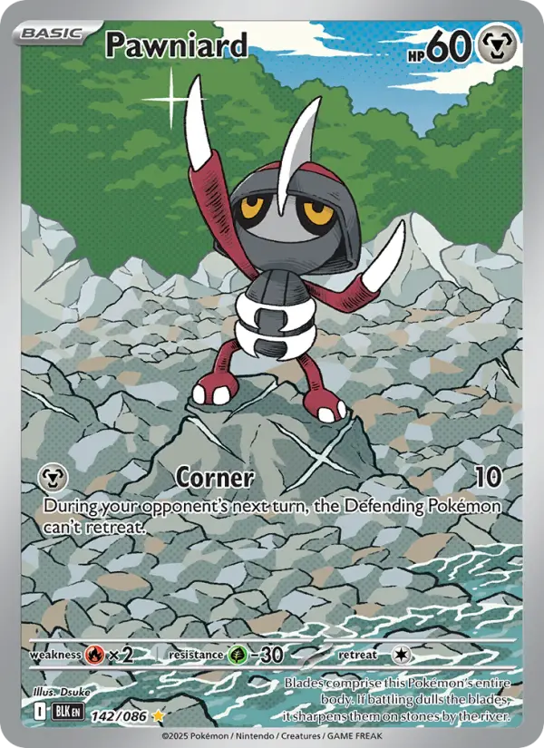 Pawniard 142 card from Black Bolt