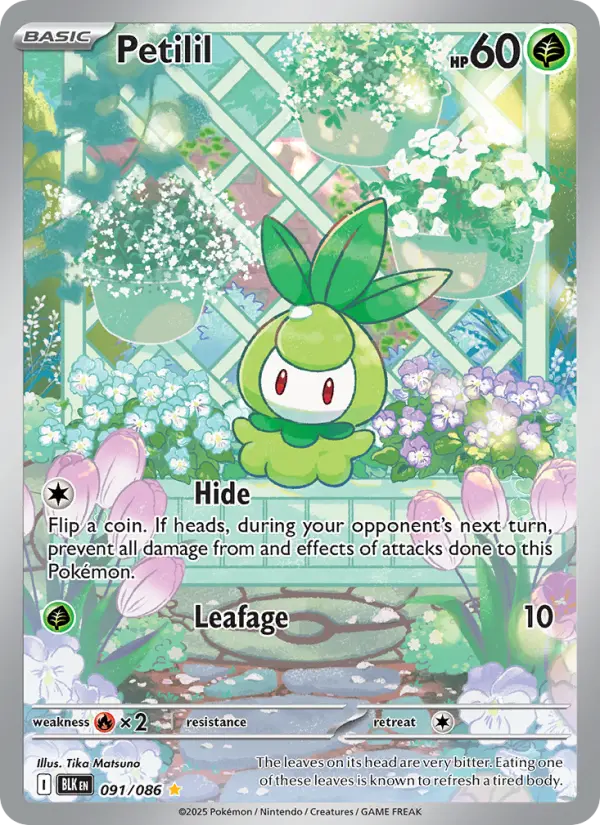 Petilil 91 card from Black Bolt