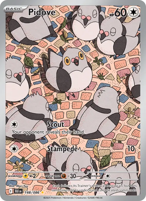 Pidove 148 card from Black Bolt