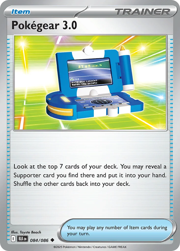 Pokégear 3.0 84 — Black Bolt 84, Holofoil finish