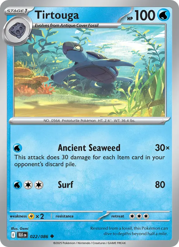 Tirtouga 22 card from Black Bolt