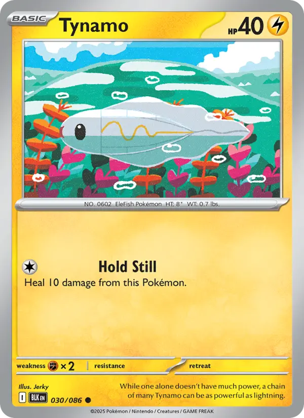 Tynamo 30 card from Black Bolt
