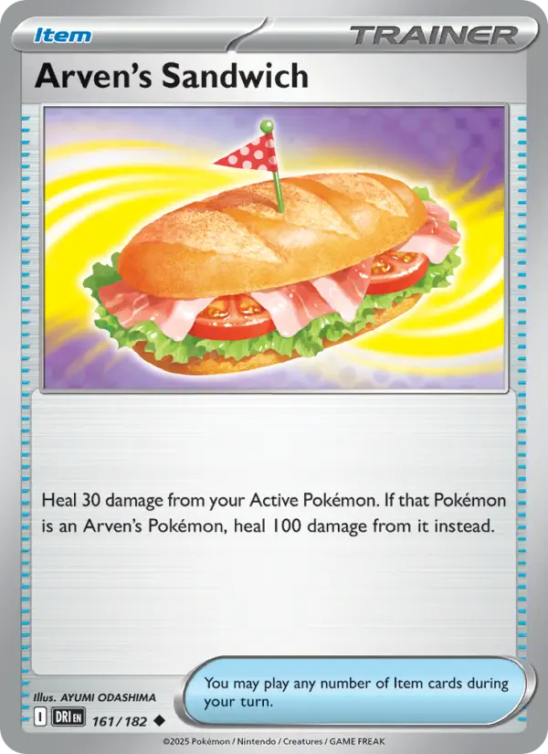 Arven's Sandwich 161 — Destined Rivals 161, Normal finish