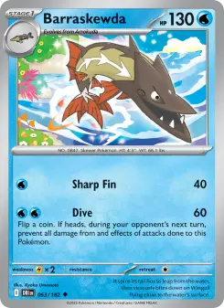 Barraskewda 63 — shown as an example of the Reverse Holofoil finish