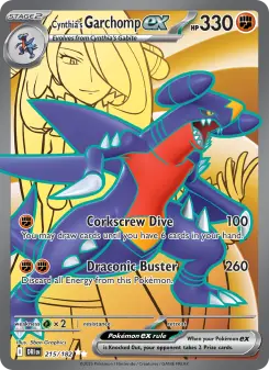 Cynthia's Garchomp ex — Destined Rivals #215