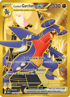 Cynthia's Garchomp ex — Destined Rivals #241