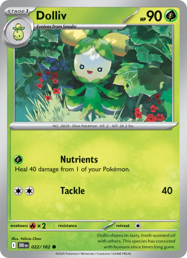 Dolliv 22 card from Destined Rivals