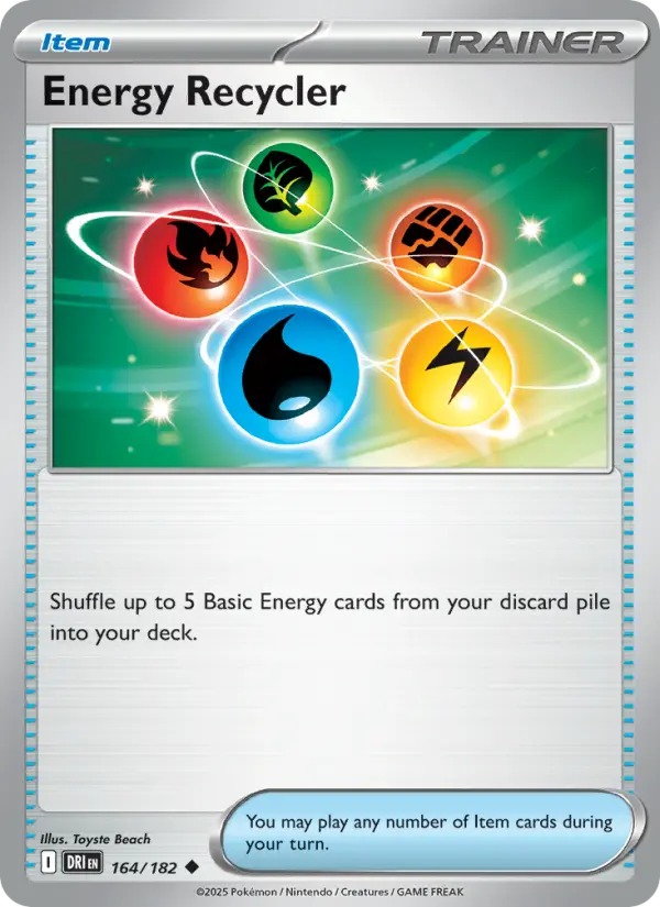 Energy Recycler 164 card from Destined Rivals