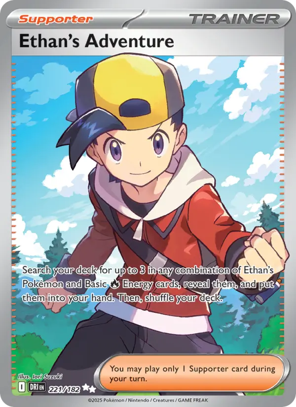 Ethan's Adventure 221 — Destined Rivals 221, Holofoil finish