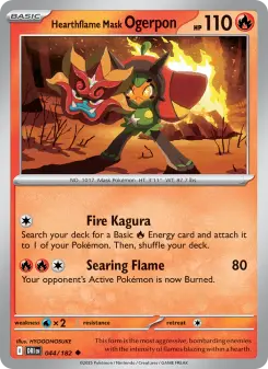 Hearthflame Mask Ogerpon — Destined Rivals #44