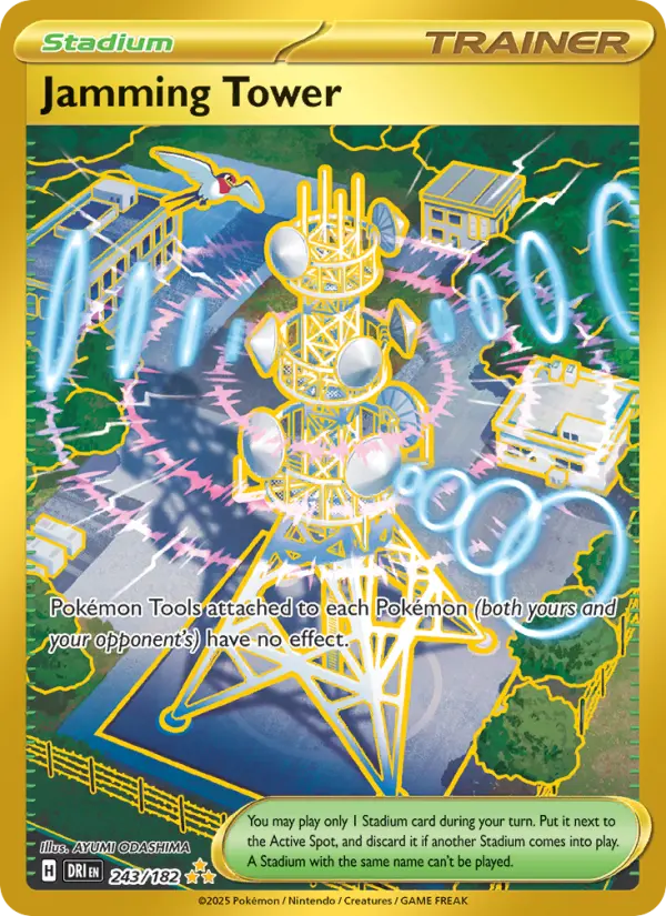 Jamming Tower 243 — Destined Rivals 243, Holofoil finish