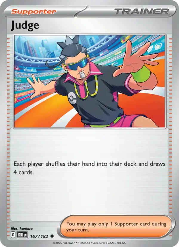 Judge 167 card from Destined Rivals