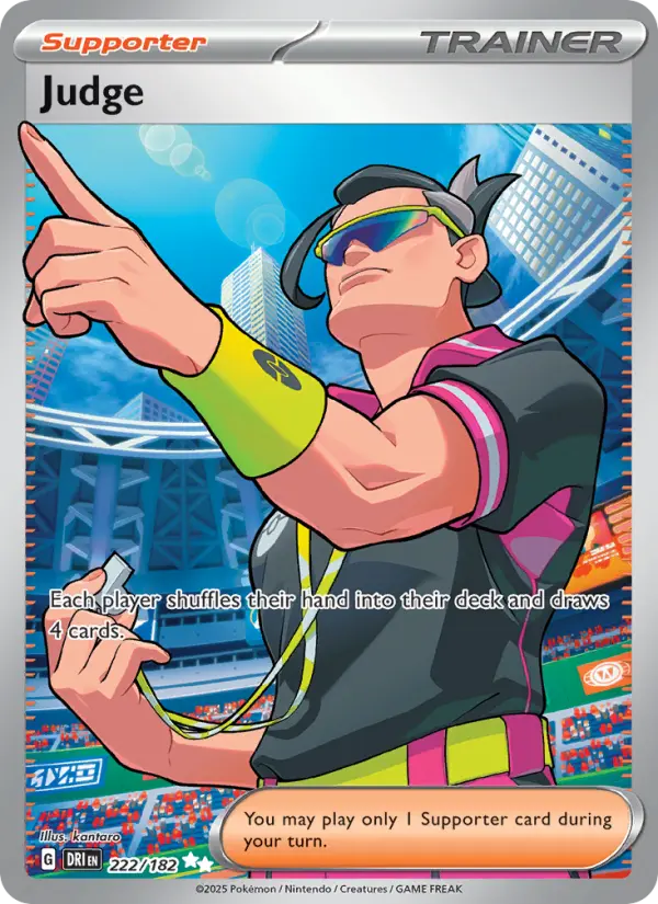 Judge 222 card from Destined Rivals