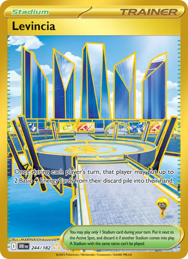 Levincia 244 — Destined Rivals 244, Holofoil finish