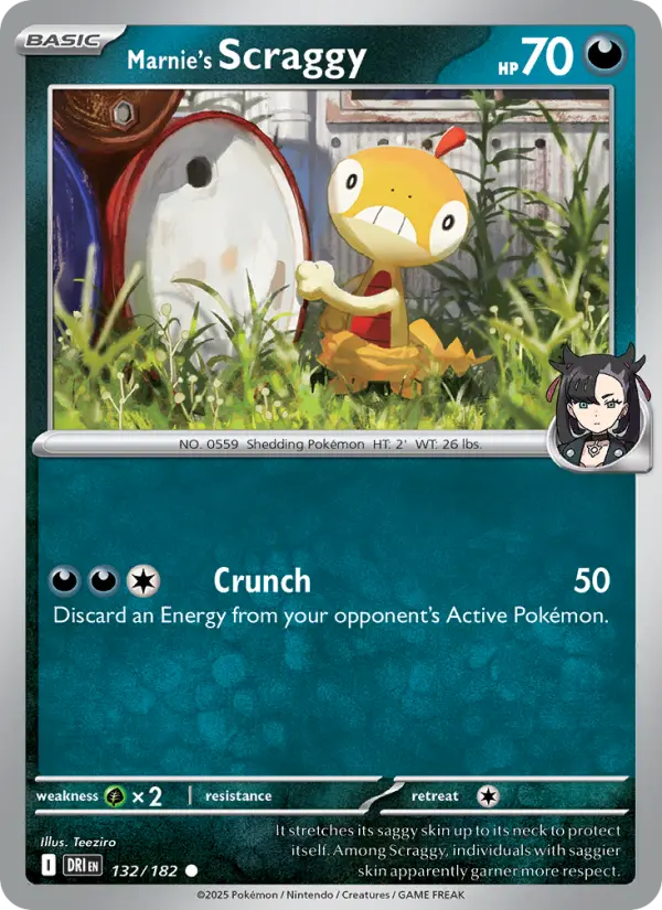 Marnie's Scraggy 132 — Destined Rivals 132, Normal finish