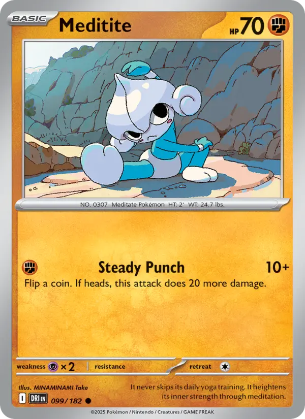 Meditite 99 card from Destined Rivals