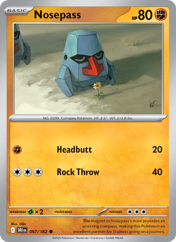 Nosepass 97 card from Destined Rivals