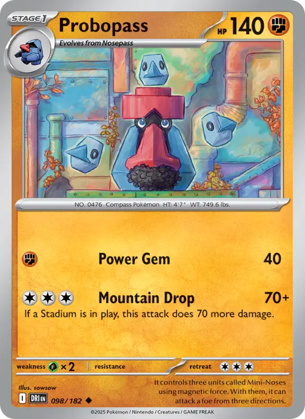 Probopass 98 card from Destined Rivals