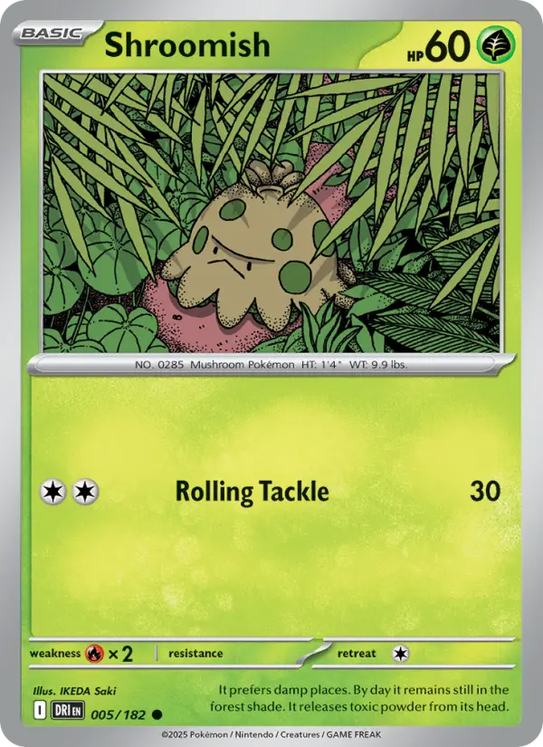 Shroomish 5 card from Destined Rivals